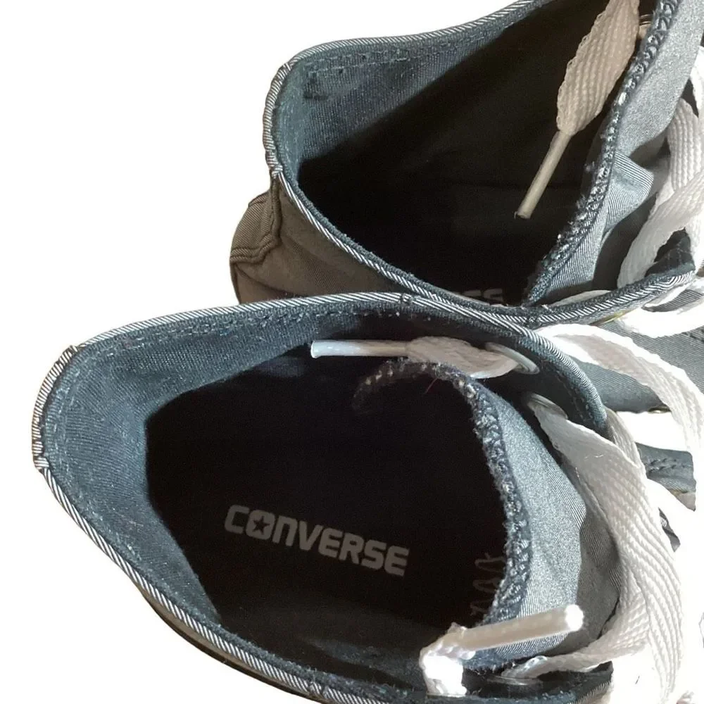 Converse Chuck Taylor Hi Top All Star Sneakers Size Women’s 10 Men’s Size 8 - Picture 16 of 16